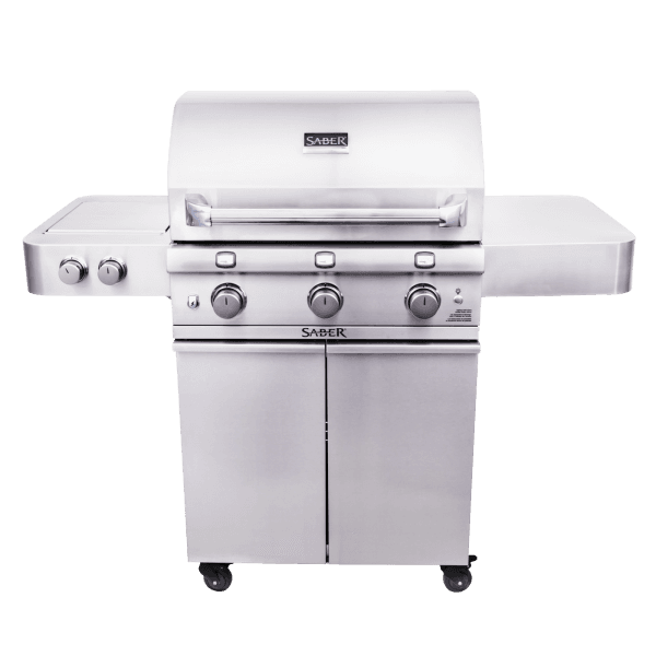 Gril à gaz à 3 brûleurs SABER Premium