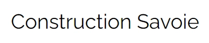 construction savoie
