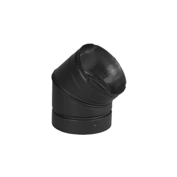 Coudes à 45 degrés à double paroi Secure Black