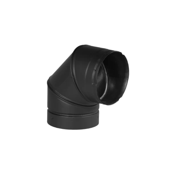 Coudes à 90 degrés à double paroi Secure Black