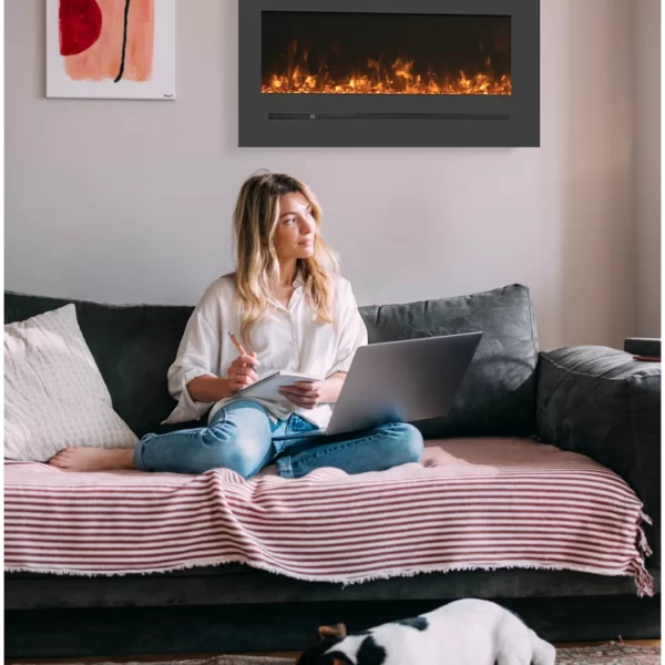 Foyer électrique linéaire WM-FML-STL Amantii