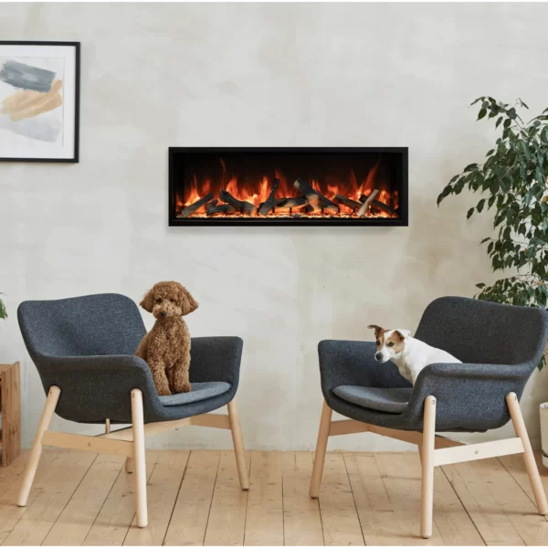 Amantii Symmetry Bespoke Xtra Tall Smart Electric Fireplace