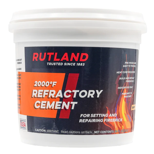 Ciment réfractaire pour Foyers de Rutland 64 oz