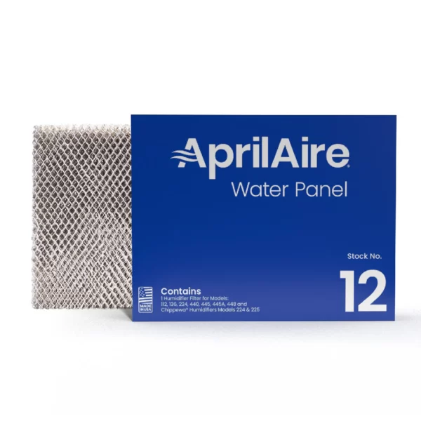 AprilAire 12 Filtre d'humidificateur à panneau d'eau de rechange pour modèles 112, 136, 224, 225, 440, 445, 445A, 448