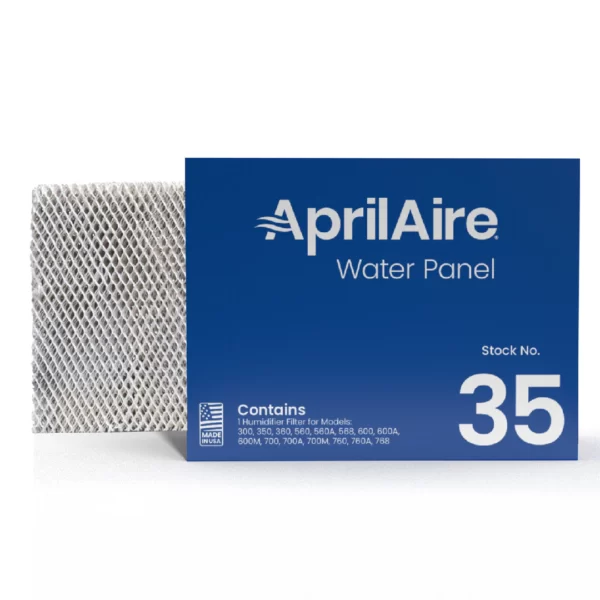 AprilAire 35 Filtre d'humidificateur de remplacement pour panneau d'eau pour modèles 300, 350, 360, 560, 560A, 568, 600, 600A, 600M, 700, 700A, 700M, 760, 760A, 768