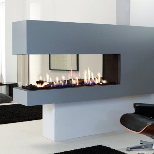 Foyer au Gaz Séparateur de Pièces Lucius 140 de Element 4