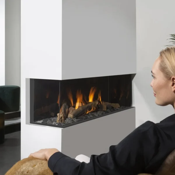 Foyer au Gaz en Coin Summum 140 C de Element 4