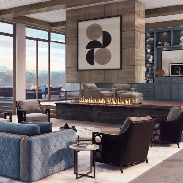 Foyer au Gaz 4 Faces Enlight de Stellar