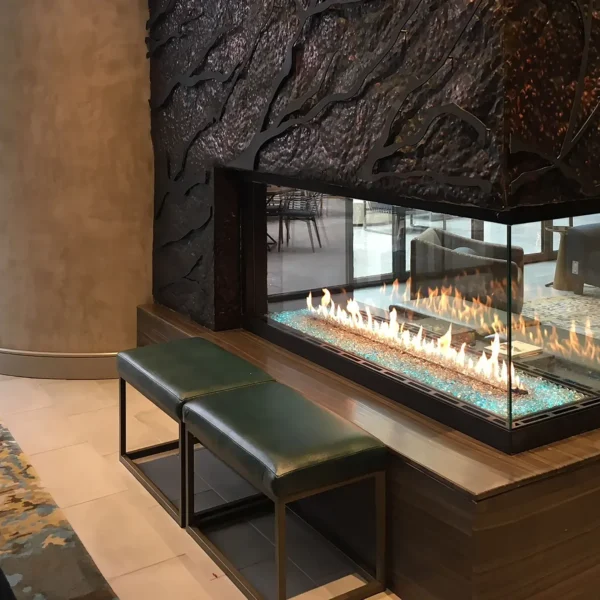 Foyer au Gaz Séparateur de Pièces Enlight de Stellar